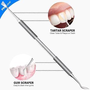 Raspador y Limpiador Dental Profesional de Doble Punta, Eliminador de Sarro y Cálculos, Cuidado Bucal para Dentistas, Aprobado por ISO - Product Image 4