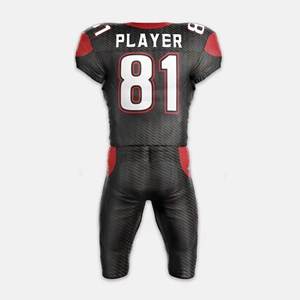 Uniforme de Fútbol Americano Sublimado de Alta Calidad, Diseño Personalizado, Color Personalizado para Adultos, Venta al Por Mayor OEM - Product Image 3