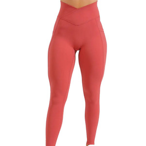 Leggings Casuales de Poliéster de Cintura Media para Mujer, de Alta Calidad, Color Sólido, Ligeros, de Secado Rápido, Transpirables y Ecológicos 2026 - Product Image 3