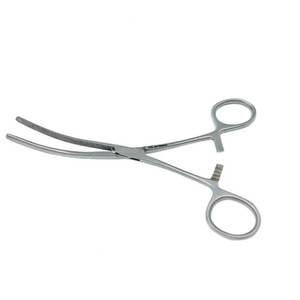 Pinzas Intestinales Doyen de 18 cm (7 Pulgadas) con Curvatura y Dientes Diagonales, Instrumentos Quirúrgicos de Acero Inoxidable, Mejores Herramientas Médicas - Product Image 1
