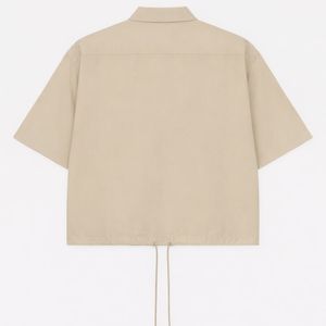 เสื้อเชิ้ตแขนสั้นผู้ชาย ผ้าไนลอน มีเชือกผูก น้ำหนักเบา สวมใส่สบาย เหมาะสำหรับฤดูร้อน ทรงหลวม รับผลิตตามแบบ (OEM) ขายส่ง - Product Image 2