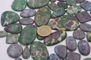 Ruby Fuchsite Gemstone Natural loose Gemstone for Jewelry Making, Ruby Fuchsite Bohemian Rings Jewelry Stone by MAHNAJ GEMs - Product Image 6