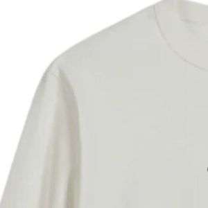 เสื้อสเวตเชิ้ตคอกลมสีขาวสำหรับผู้ชาย ผลิตจากผ้าฝ้ายรีไซเคิล เป็นมิตรต่อสิ่งแวดล้อม คุณภาพพรีเมียม แขนยาว สวมใส่สบาย เหมาะสำหรับทุกวัน - Product Image 5