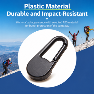 Mini Brújula Portátil con Mosquetón para Llavero, Clip de Brújula Colorido para Mochila, Accesorio de Viaje para Camping y Senderismo al Aire Libre - Product Image 3