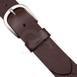 Fashion Men Leather Belt Stylish Wide Strap Belt for Jeans and Casual Wear Men Leather Belt Distressed Cowhide Belt - Product Image 2