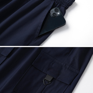 Pantalones cortos tipo cargo para hombre, de secado rápido, ligeros, de tela elástica, con 5 bolsillos, sin forro, transpirables, fáciles de llevar, pantalones cortos tipo cargo para hombre - Product Image 4