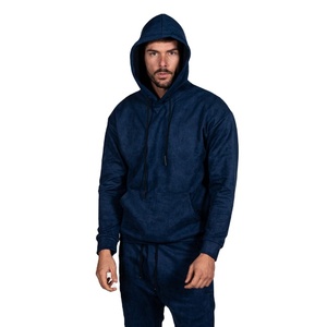 Manufacturer Custom Men Tracksuit Jogger Sweat Suit Blank Hoodie and <b>Sweatpants</b> <b>Set</b> - Product Image 1