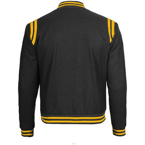 เสื้อแจ็คเก็ตวาร์ซิตี้ปักลายเชนิลล์แขนยาวสีสันตามสั่ง สไตล์สตรีทแวร์ สำหรับผู้ชายและผู้หญิง - Product Image 3