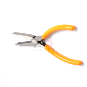 Pince à extensions capillaires professionnelle à manche orange pour l'installation et le retrait des extensions à pointe plate - Product Image 6