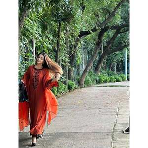 Fancy <b>Top</b>-Bottom and Dupatta Set with Thread & <b>Sequins</b> Embroidery Work Size XL - Product Image 3