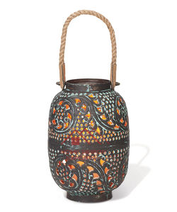 Lanterne en métal pour bougie, lanterne suspendue - Product Image 2