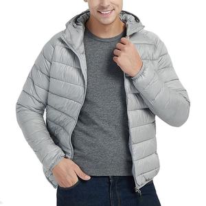 2023 personnalisé grande taille unisexe bouffant bulle vestes gris clair hiver mode manteau chauffage caractéristique imperméable matériel hommes femmes - Product Image 1