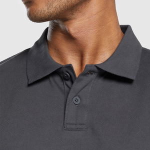 Men Solid Color Cotton Short Sleeve <b>Polo</b> Shirt Breathable Casual Wear <b>Black</b> <b>Polo</b> Collar Elastic Waist Joggers - Product Image 4