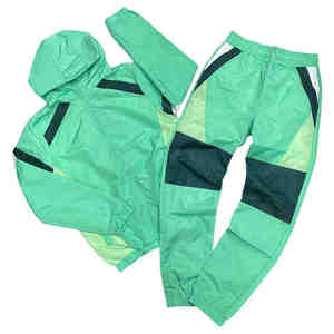 Ensemble de survêtement de fitness pour homme, séchage rapide, respirant, veste de sport à capuche zippée, pantalon de jogging fuselé, réversible - Product Image 3
