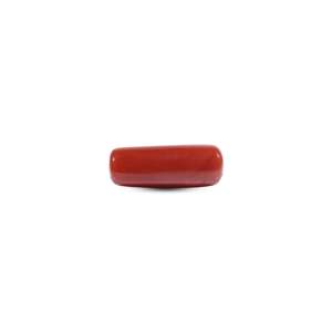 Lot de pierres précieuses synthétiques en corail rouge ovale de haute qualité, 7,75 ct, pour la fabrication de bijoux - Product Image 2