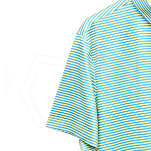 Camiseta de Polo a Rayas para Hombre, Ligera, Transpirable, de Poliéster, Ropa Deportiva, Uniforme de Entrenamiento de Golf para Adultos, Top Atlético - Product Image 3