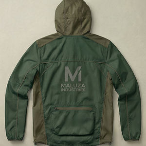 Chaqueta cortavientos minimalista de lujo, estilo de diseñador, elegante, de primera calidad, ropa personalizada para hombre, abrigo cortavientos elegante. - Product Image 3