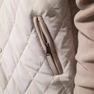 Nouvelle veste matelassée en cuir PU et toile pour homme, style hiver, service OEM, manches raglan, décontractée - Product Image 3