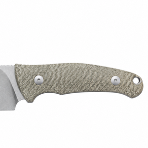 <b>Outdoor</b> Hunting Knives with Grey Textured Handle Stonewashed Broad <b>Steel</b> Blade for Camping Wilderness Exploration and Field - Product Image 2