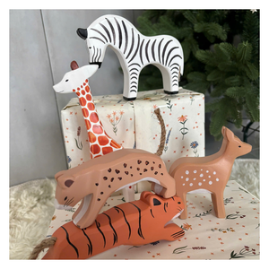 Wooden Animal Toy Quality Animal Figure Set Durable Wooden Educational Collection for Kindergarten and Wholesale - Product Image 5