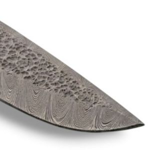Couteaux de chasse artisanaux en acier Damas, lames à motifs personnalisées, manche décoratif, pour le camping en plein air, la randonnée, le bushcraft - Product Image 6