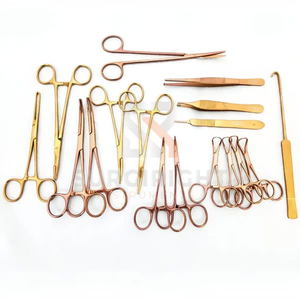 Kit d'instruments chirurgicaux vétérinaires Blush Surgical en acier inoxydable de haute qualité pour stérilisation canine et féline, avec ciseaux Supercut - Product Image 4