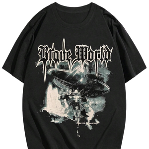 เสื้อยืดโอเวอร์ไซส์ทรงบ็อกซี่ ตัดเย็บแบบดรอปโชว์เดอร์ ขอบดิบ ผ้าฝ้าย 100% สกรีนลายตามสั่ง สำหรับผู้ชาย จากผู้ผลิตยอดนิยม - Product Image 1