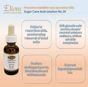 Gel Exfoliante de Caña de Azúcar al 30% con Ácido Hialurónico, Solución Herbal Blanqueadora, Antienvejecimiento, Antiarrugas, para Rostro y Cuerpo, OEM/ODM - Product Image 6