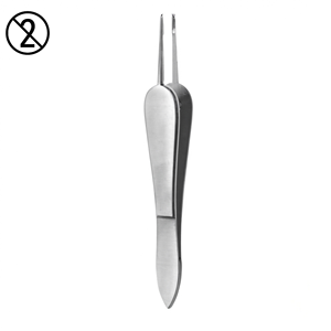 Pinzas de Sutura para Ojos y Oídos Manhattan, Instrumento Desechable de un Solo Uso, Pinzas Quirúrgicas Oftálmicas de Acero Inoxidable de Precisión - Product Image 5