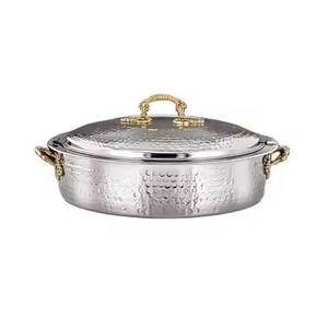 Cacerola Metálica Tradicional, Recipiente Duradero para Almacenar Alimentos Calientes, para Cocina y Comedor - Product Image 6