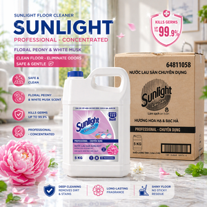 Sunlight Professional Floor Cleaner Summer Floral & Mint 5kg x 2 cans - Product Image 2