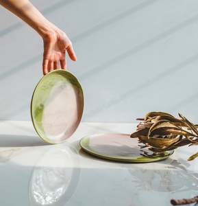 Vaisselle de restaurant en porcelaine haut de gamme personnalisée, assiette d'hôtel, plat à dessert vintage, plateau de service par Universal Overseas - Product Image 6