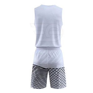 Vêtements de sport respirants personnalisés avec logo, vêtements d'entraînement pour équipes sportives, uniforme de basket-ball d'équipe - Product Image 2