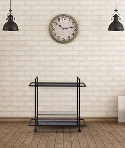 Contemporary Anti-Tip Drinks Trolley <b>Kitchen</b> <b>Furniture</b> with Safety Design - Product Image 6