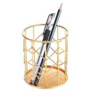 Spring Shape Metal <b>Pen</b> <b>Holder</b> Silver Finished for Study Room School Office Tabletop Usage <b>Pen</b> Pencil <b>Holder</b> Desk Organizers - Product Image 5
