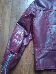 Blouson en cuir véritable pour homme, style Cafe racer, confectionné sur mesure, qualité export d'usine, coupe classique premium. - Product Image 5