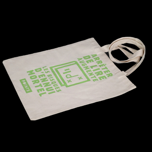 ถุงช้อปปิ้งผ้าฝ้ายรีไซเคิล 100% พิมพ์ลายคุณภาพส่งออก ขายส่งจากอินเดีย - Product Image 4