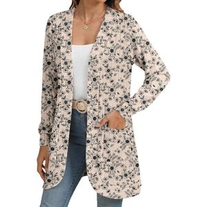 Custom Animal Women Cardigan Spotted Wild <b>Patterned</b> Heavy Gauge Acrylic Cozy Streetwear Duster Knitwear Outer Warm Cardigans - Product Image 3