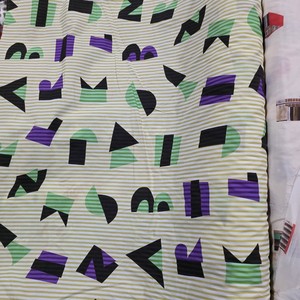 ผ้าถักนิตติ้งคอตตอน ผลิตในเกาหลี ผ้าสแปนเด็กซ์ถักนิตติ้ง ผ้าคอตตอนพิมพ์ลาย ผ้าคอตตอนลายพิมพ์ดีไซน์ - Product Image 5