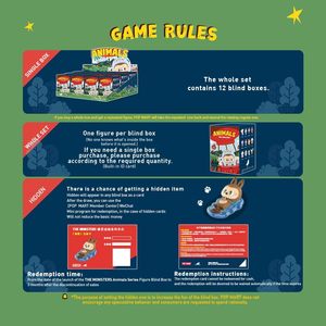 Vendita all'Ingrosso di Figure in PVC Originali MART Serie Animali, Blind Box 10cm Scala 1/144, Giocattoli da Collezione Casuali, Simpatici MOSTRI - Product Image 5