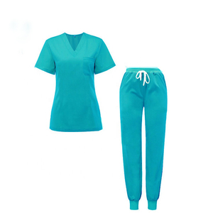 Derniers uniformes médicaux élégants unisexes OEM respirants à manches courtes pour infirmières, ensembles pour usage hospitalier - Product Image 5
