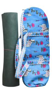 Quilted Lightweight Cotton <b>Yoga</b> <b>Mat</b> Backpack Soft Handle Cylindrical Design for Gym Outdoor Sports-Fashion Luxury Casual - Product Image 4