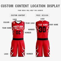 Seragam Basket Sublimasi Kustom untuk Pertandingan Profesional, Desain Kain Elastis yang Nyaman, Set Jersey & Celana Pendek Basket