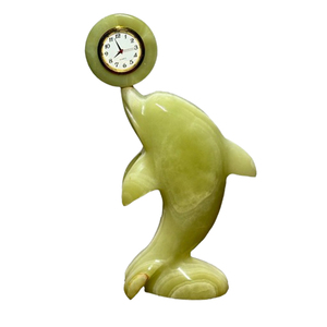 Luxury Natural Onyx Marble <b>Table</b> <b>Clock</b> Top Trending Product Handmade Decorative Onyx Stone <b>Clock</b> For Home Interior - Product Image 1