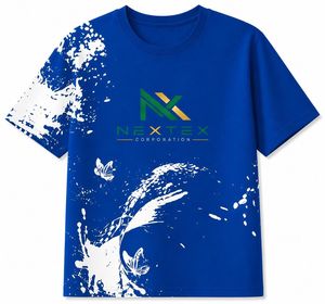 บริการ OEM เสื้อยืดซับลิเมชั่นคุณภาพสูง ออกแบบโลโก้ตามสั่ง ลายศิลปะ แฟชั่นทันสมัย - Product Image 3