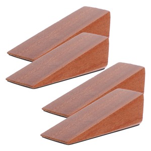 Butée de porte artisanale en bois de manguier avec incrustation en laiton |   Vente en gros depuis l'Inde - Product Image 2
