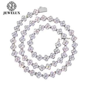 Premium <b>Iced</b> <b>Out</b> Cuban Link <b>Chain</b> Necklace Full Stone Diamond Style Hip Hop Jewelry Wholesale Available For Export - Product Image 1