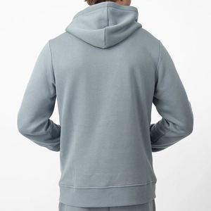 Sweat à capuche unisexe personnalisé brodé, style Hip Hop Streetwear, pour le sport et les loisirs, avec blocs de couleur, épaules tombantes et coupe carrée - Product Image 2