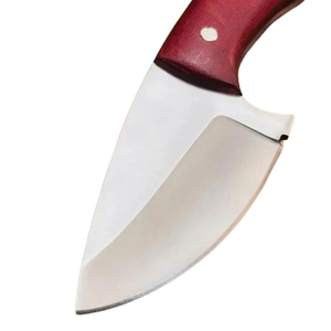 Lightweight Stainless Steel skinner knife <b>Tool</b> for Hunting Camping Fishing High Quality Customized knife with red micarta handle - Product Image 2