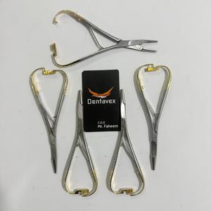 Stainless Steel Medical Dental Needle Holder Tweezers <b>Surgical</b> <b>Instrument</b> Set Dentistry Tool CE Certified 2-Year Warranty - Product Image 5